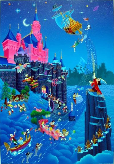 Melanie Taylor Kent - Mickey Mouse 60th Birthday - Limited Edition Serigraph