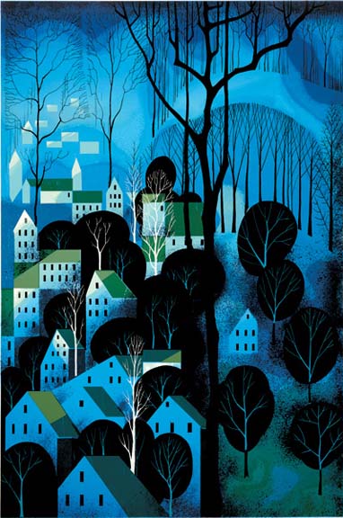  Maija - Midnight Blue - Limited Edition Lithograph