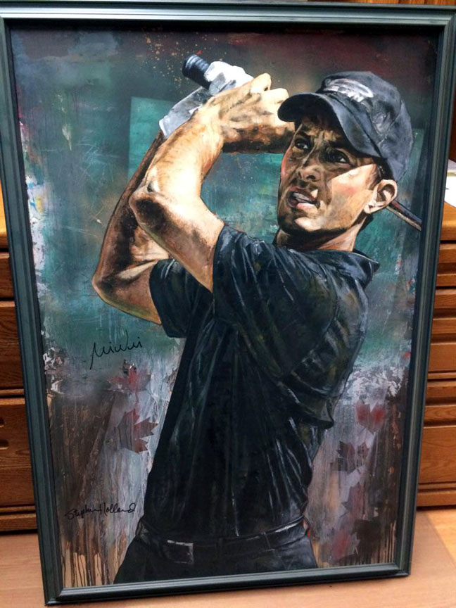 Stephen Holland - Mike Weir - Limited Edition Giclee on Canvas