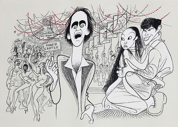 Al Hirschfeld - Miss Saigon - The Journey - Limited Edition Lithograph