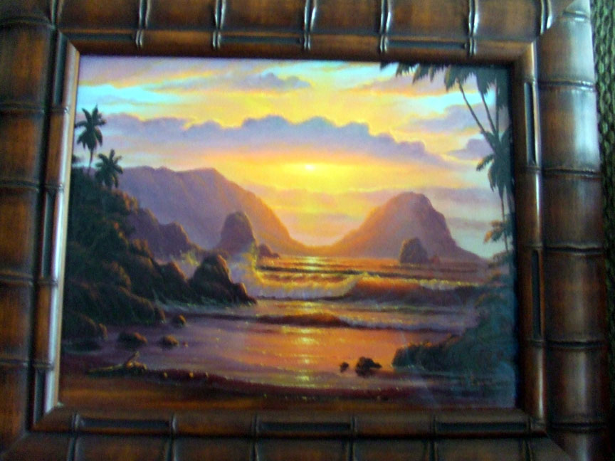 Christian Lassen - Molokai Channel Sunset - Original Painting - Oil