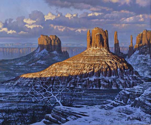 RC Gorman - Monument Valley - Limited Edition Lithograph