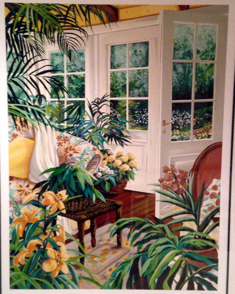 Susan Rios - Morning Garden - Limited Edition Serigraph