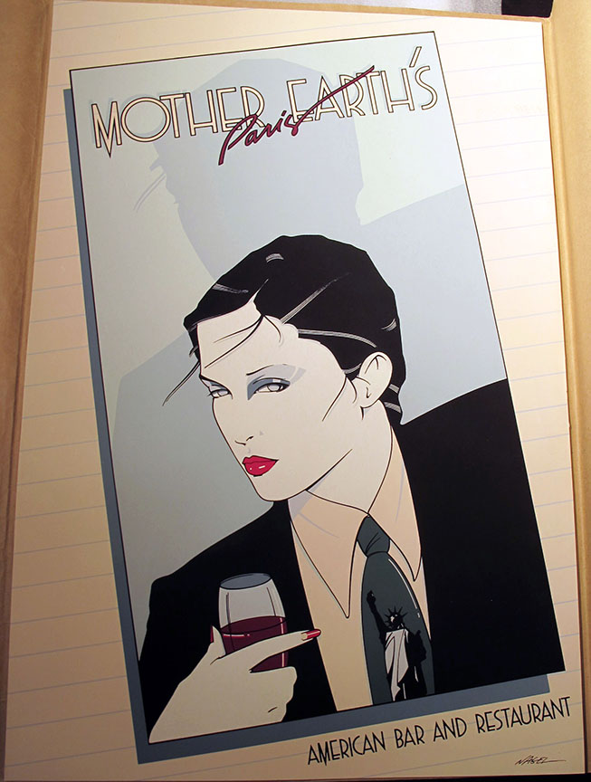 Patrick Nagel - Mother Earth's, Paris - Limited Edition Serigraph