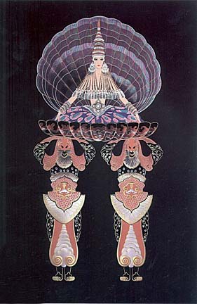  Erte - Mother of Pearl - Limited Edition Serigraph