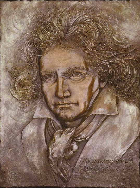Bill Mack - Musicmaster Beethoven - Limited Edition Bonded Bronze