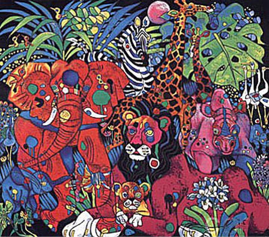TieFeng Jiang - My World - Limited Edition Serigraph