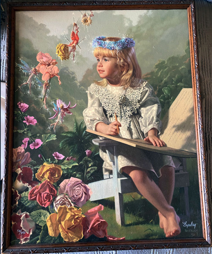 Bob Byerley - Naming of the Flowers - Limited Edition Fine Art on Canvas
