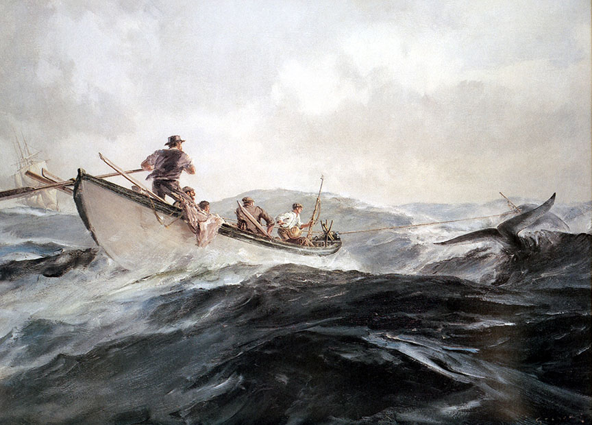 John Stobart - Nantucket Sleigh Ride - Limited Edition Lithograph