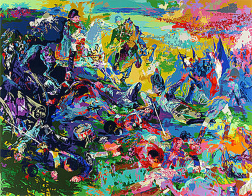 Leroy Neiman - Napoleon at Waterloo - Limited Edition Serigraph