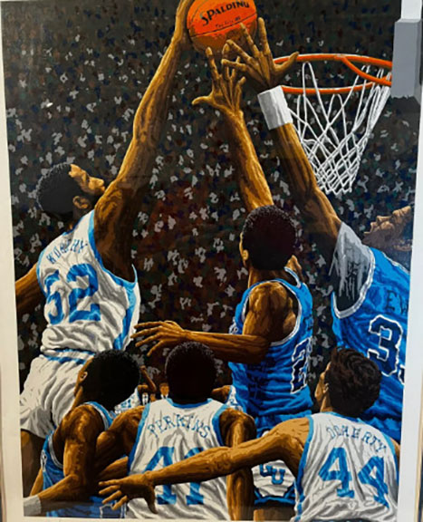 Rick Rush - National Champs North Carolina Tarheels - Limited Edition Serigraph