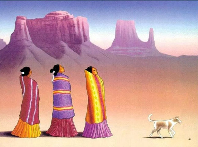 RC Gorman - Navajo Return - Limited Edition Lithograph