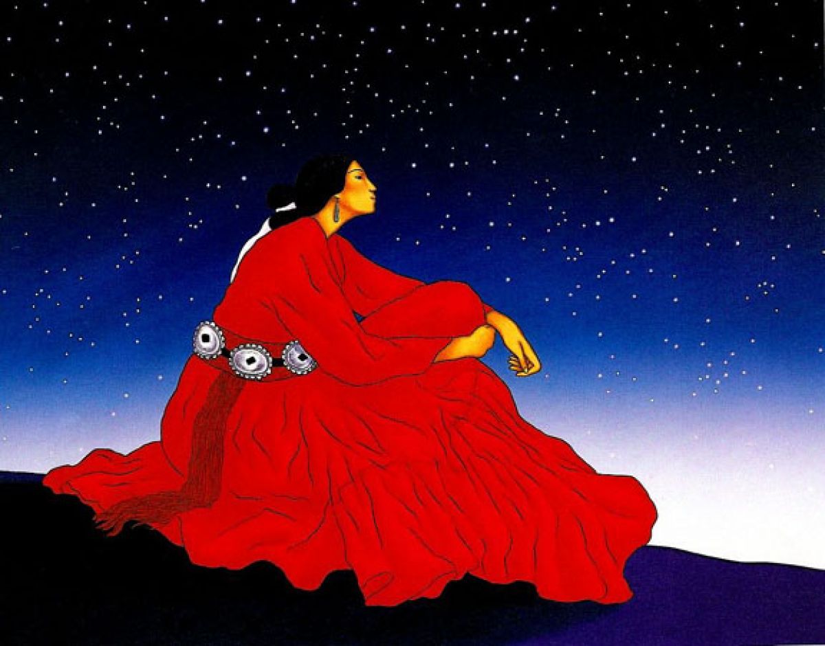 RC Gorman - Navajo Velvet - Limited Edition Lithograph