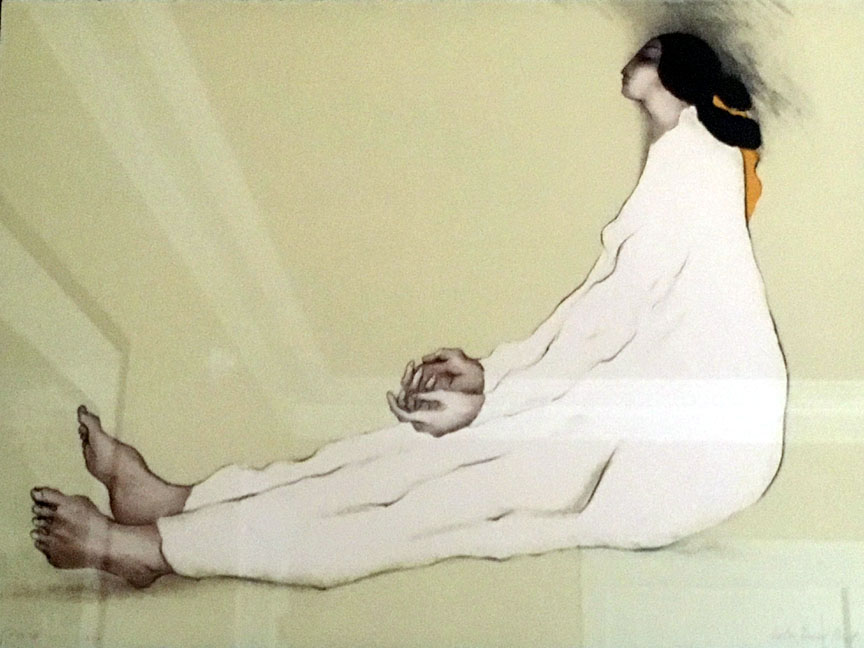 RC Gorman - Navajo at Twilight - Limited Edition Lithograph