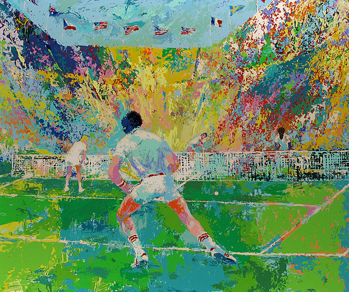 Leroy Neiman - Stadium Tennis - Limited Edition Serigraph