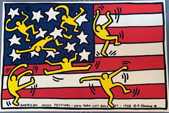 Keith Haring - New York City Ballet - Poster