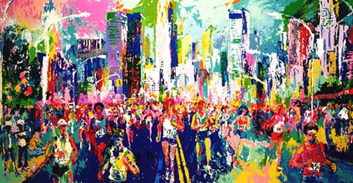 Leroy Neiman - New York Marathon - Limited Edition Serigraph
