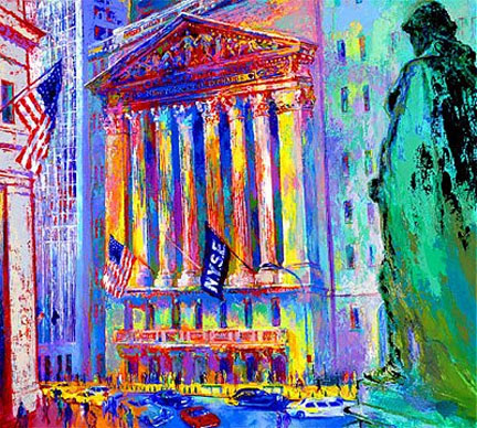 Leroy Neiman - New York Stock Exchange - Limited Edition Serigraph