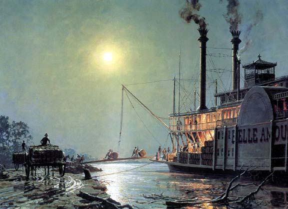 John Stobart - Night Call at Bayou Sara - Limited Edition Lithograph