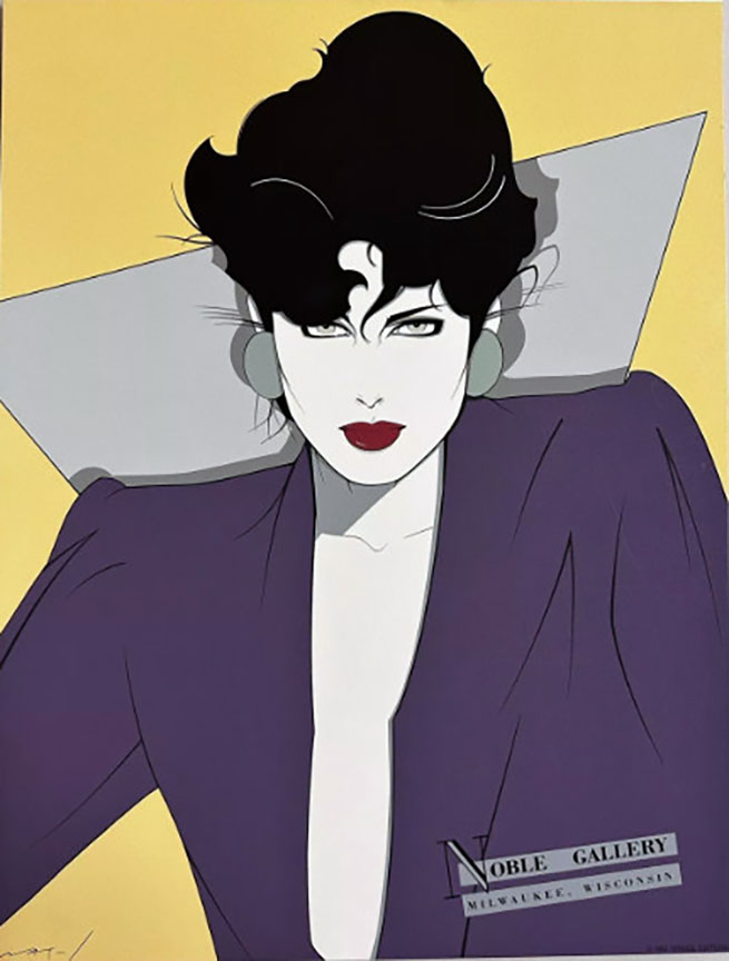 Patrick Nagel - Noble Gallery - Limited Edition Serigraph