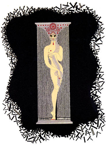  Erte - Numeral 1 - Limited Edition Serigraph