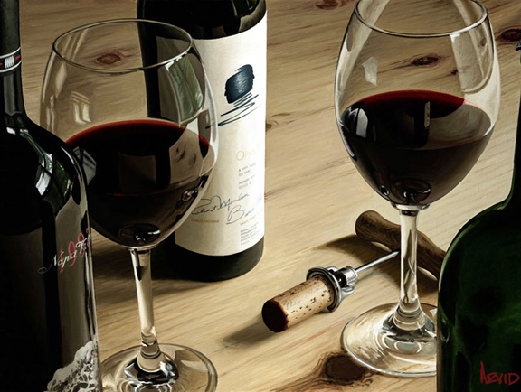 Herndon Fine Art offers authenticated Thomas Arvid fine art, including rare limited edition giclées, original oil paintings, and iconic wine compositions