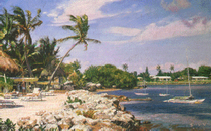 John Stobart - Ocean Reef Key Largo - Limited Edition Lithograph