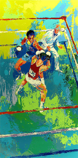 Leroy Neiman - Olympic Boxing Moscow - Limited Edition Serigraph