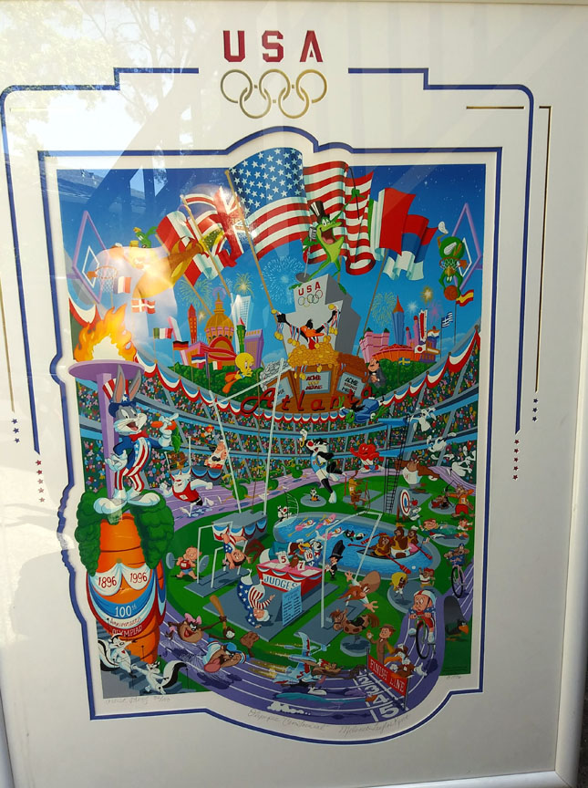 Melanie Taylor Kent - Olympic Centoonial - Limited Edition Serigraph