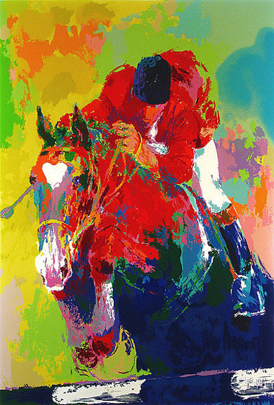 Leroy Neiman - Olympic Jumper - Limited Edition Serigraph