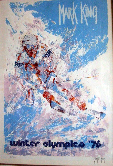 Mark King - Olympic Skier - Limited Edition Serigraph