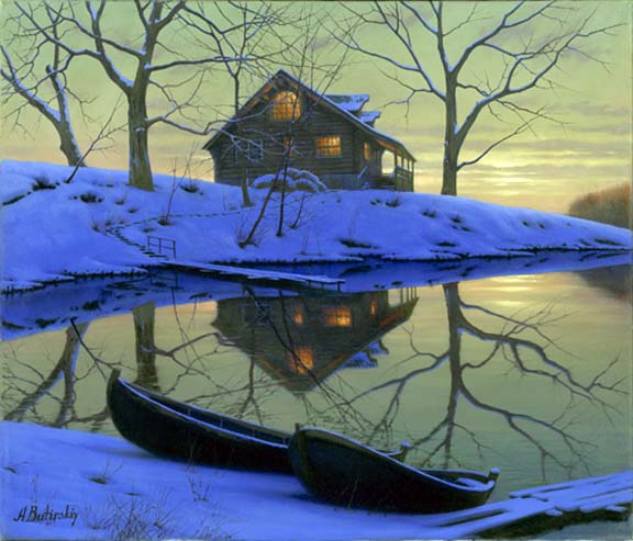 Alexi Butirskiy - On Golden Pond - Limited Edition Giclee