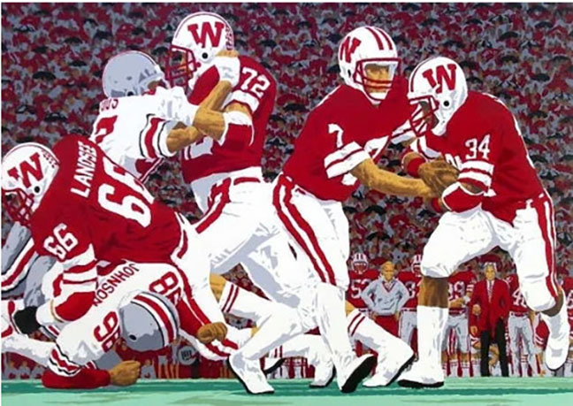 Rick Rush - On Wisconsin - Limited Edition Serigraph
