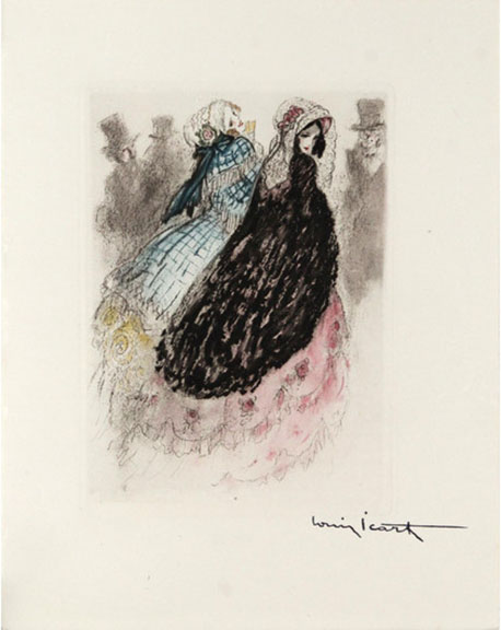 Louis Icart - On the Avenue - Limited Edition Etching
