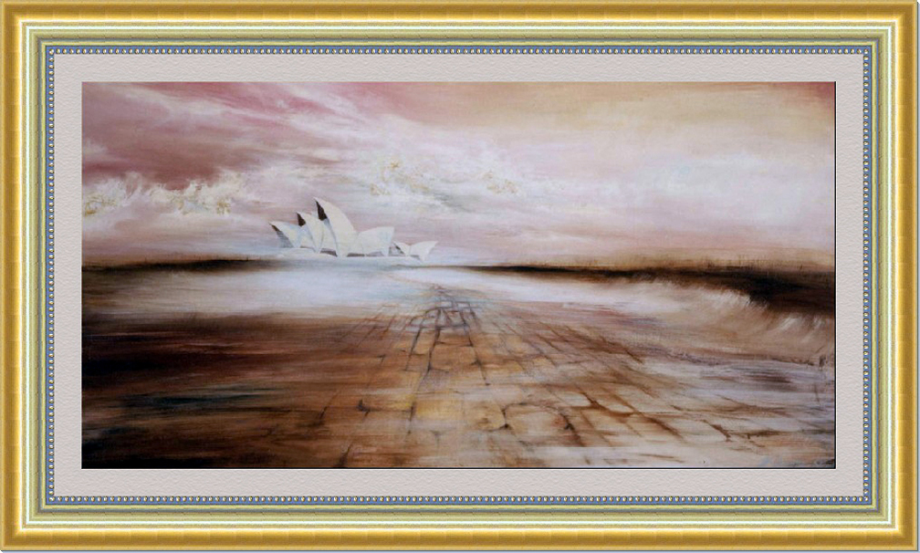 Brett Livingstone Strong - Opera In The Alice - Original Painting - Oil on Canvas