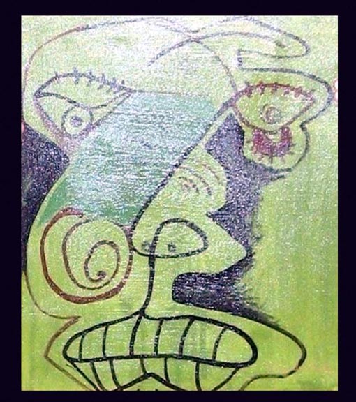 Alexandra Nechita - Fighting Your Fears - Original Painting - Acrylic on Canvas