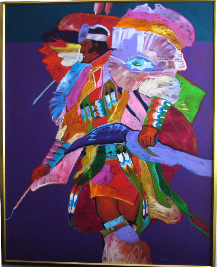 John Nieto - Fancy Dancer - Original Painting - Acrylic on Canvas