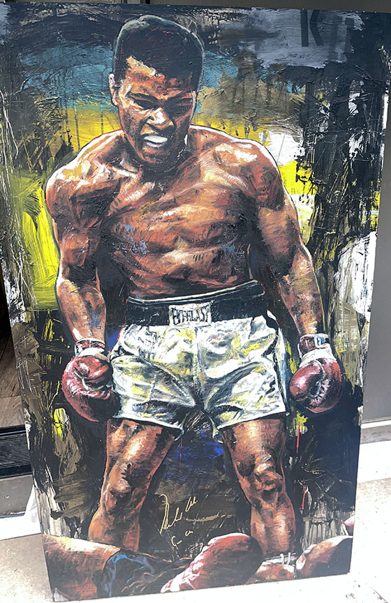 Stephen Holland - Muhammad Ali - Original Painting - Acrylic on Canvas