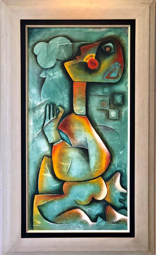 Alexandra Nechita - Out Of Sight, Out Of Mind - Original Painting - Acrylic on Canvas