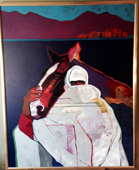 John Nieto - Taoseno - Original Painting - Acrylic on Canvas