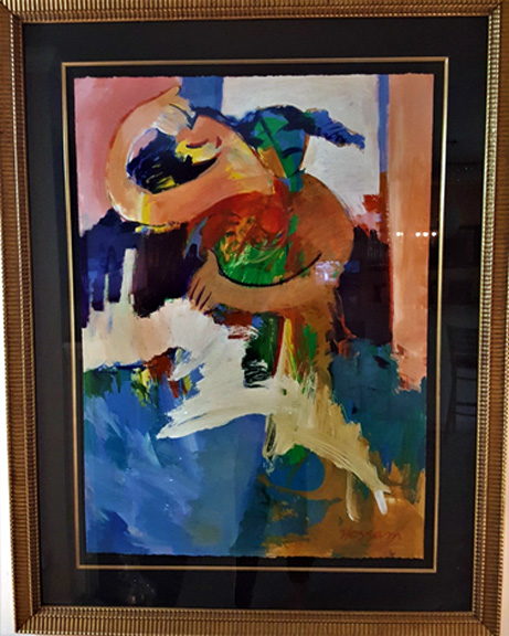 Abrishami Hessam - Body Language - Original Painting - Acrylic on Panel