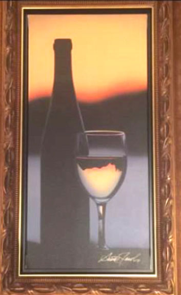 Scott Jacobs - Sunset Silhouette II - Original Painting - Acrylic on Canvas