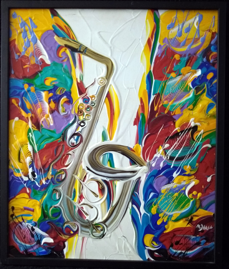 Michael Hall - All That Jazz - Original Painting - Oil on Canvas