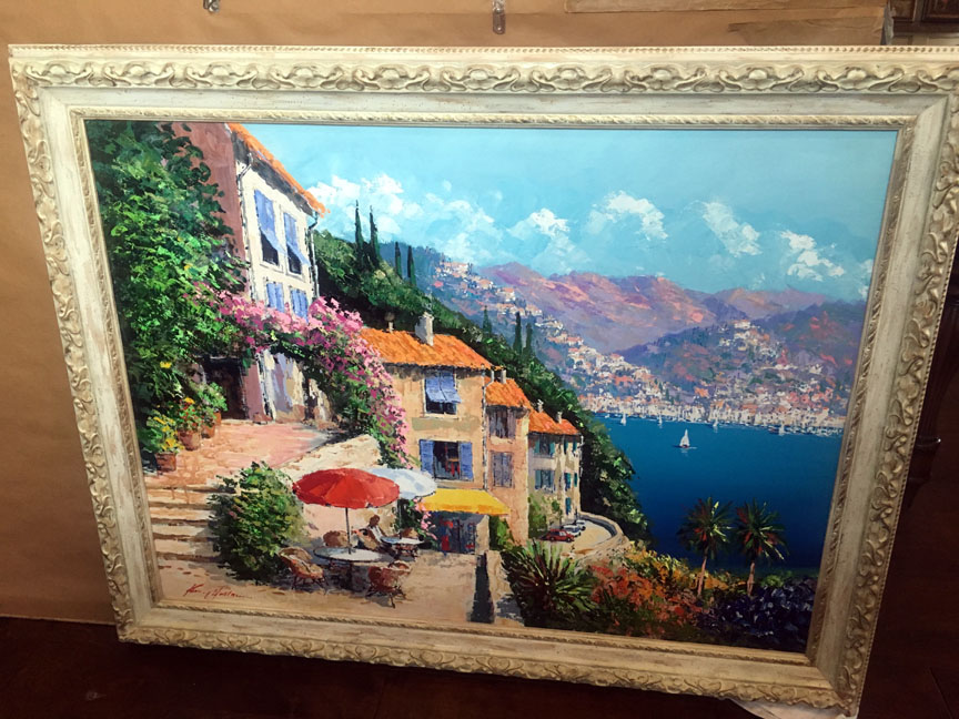 Kerry Hallam - Cap D'Azur - Original Painting - on Canvas
