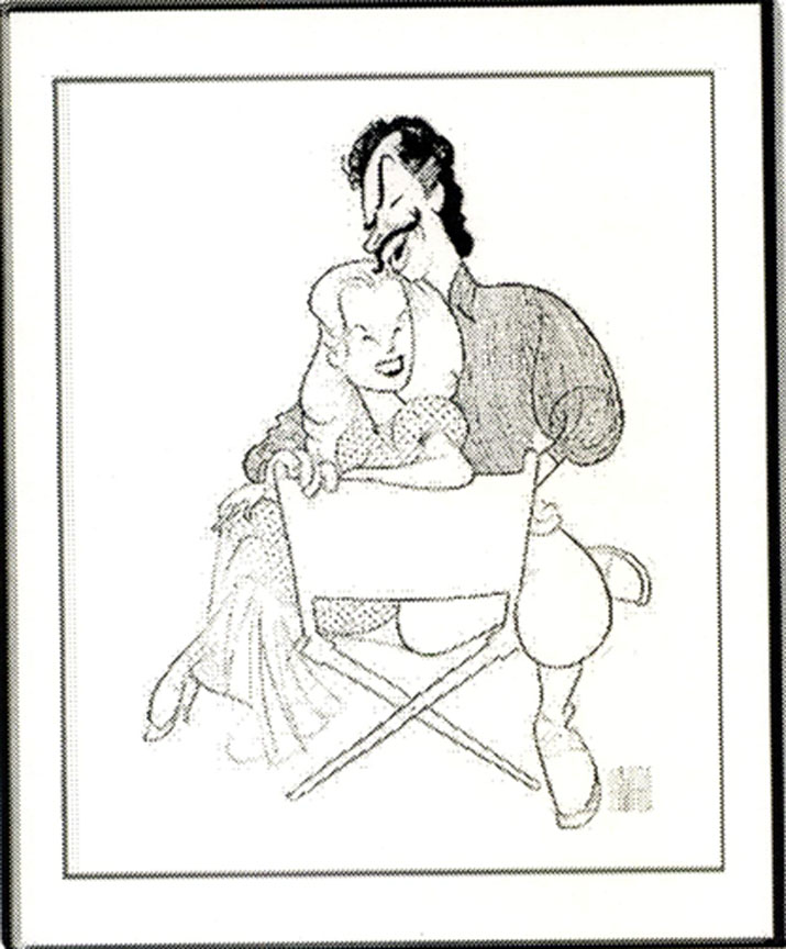 Al Hirschfeld - Seven Brides for Seven Brothers - Original Painting - Drawing
