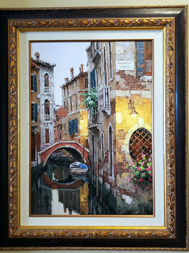 Viktor Shvaiko - Early Morning In Venice - Original Painting - Oil on Canvas