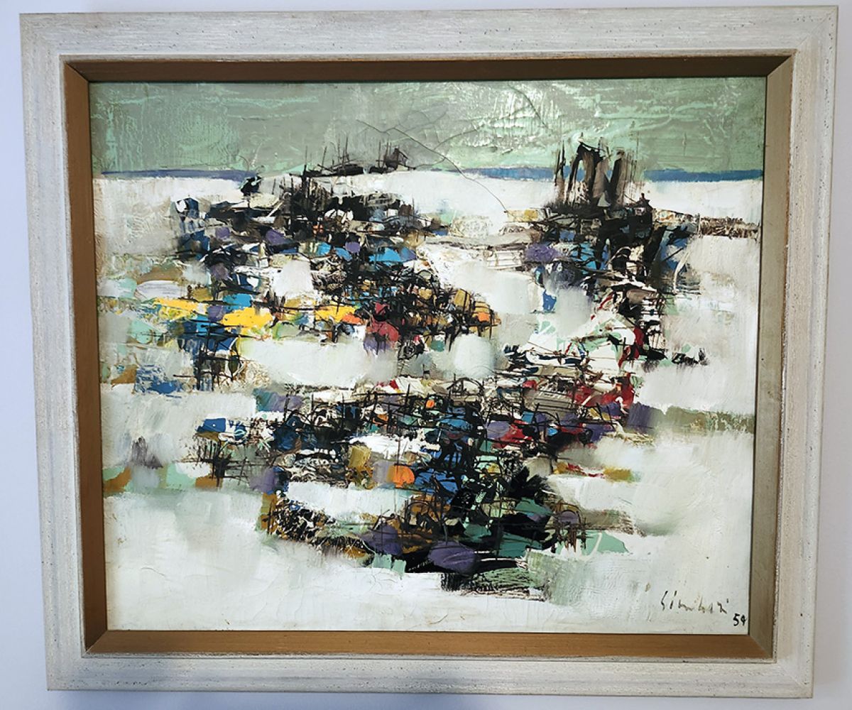 Nicola Simbari - Gypsy Marina - Original Painting - Emulsion Paints on Canvas