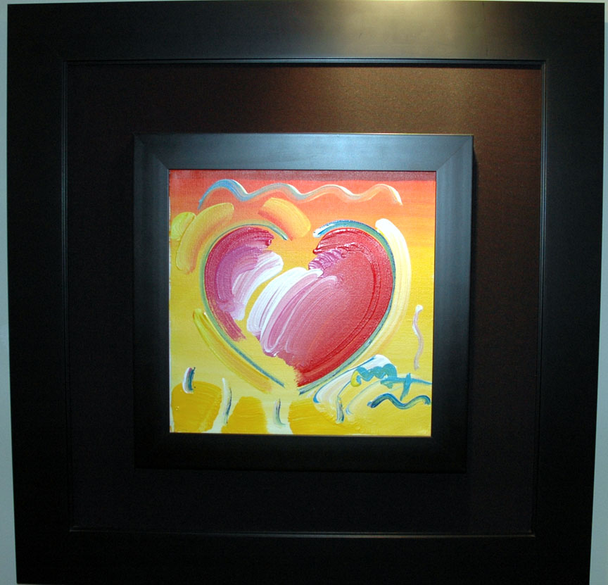 Peter Max - Heart - Original Painting - Acrylic on Canvas
