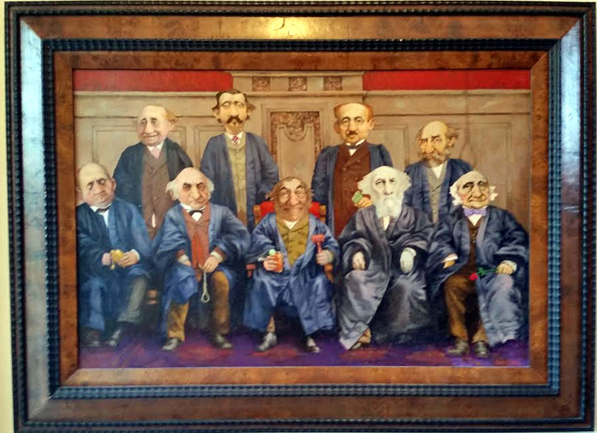 Charles Bragg - High Court - Original Painting - Oil on Board