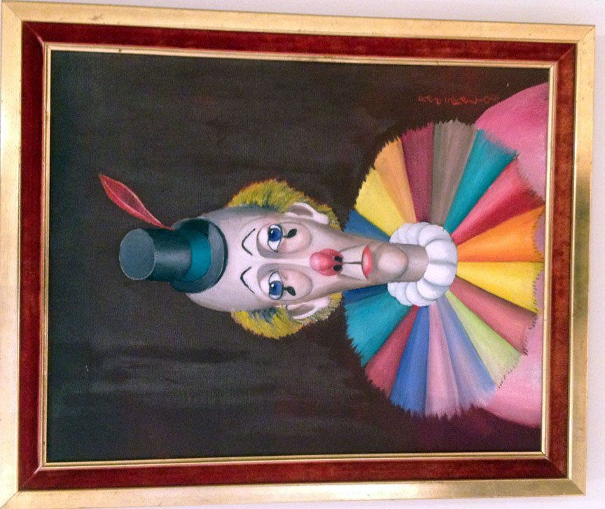 Red Skelton - Untitled - Original Painting - Oil on Canvas